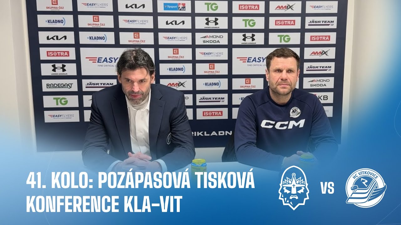 OHLASY TRENÉRŮ | 41. kolo TELH - Rytíři Kladno- HC VÍTKOVICE RIDERA 