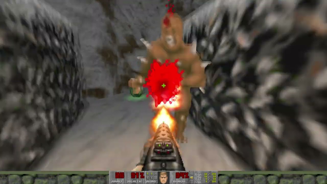 Testing Bloodfire (map 01 - 02 100% secrets) + QOL Power Trip (Doom II Mod)