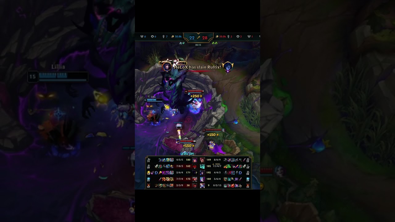 Ahri assist vs Lillia