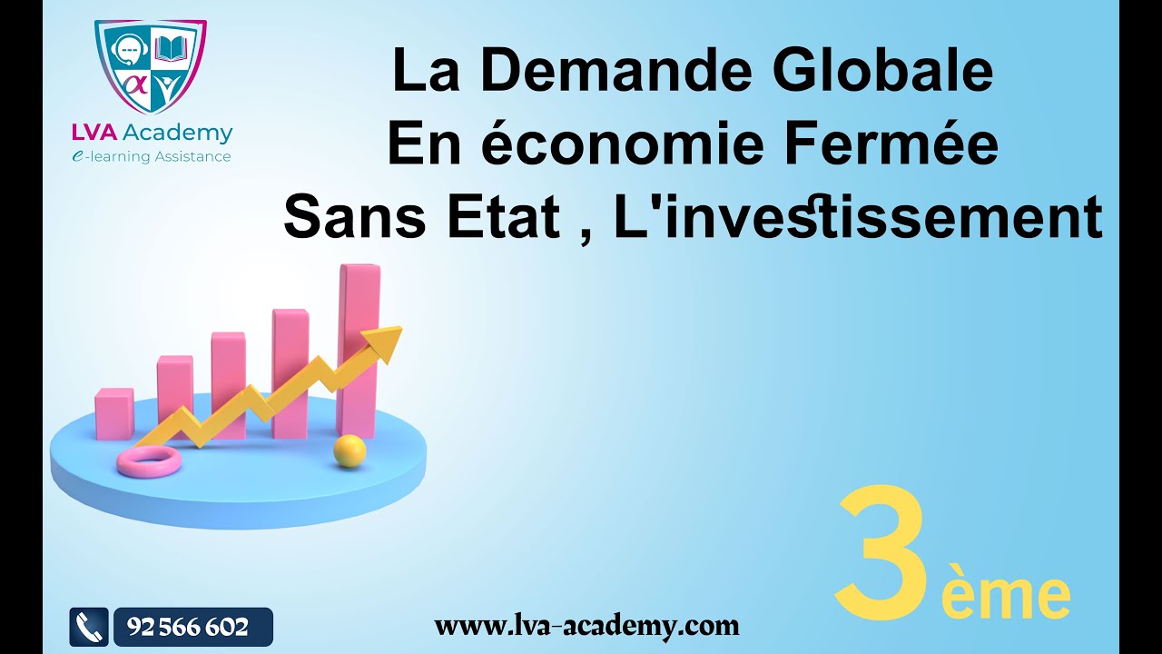 ✅ Economie | La Demande Globale En économie Fermée Sans Etat , L'investissement - 3ème année