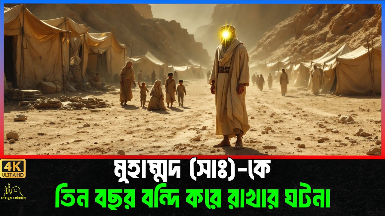 মুহাম্মদ (সাঃ) এবং বনু হাশিম গোত্রকে তিন বছর বন্দি করে রাখার ঘটনা । Islamic Story Bangla