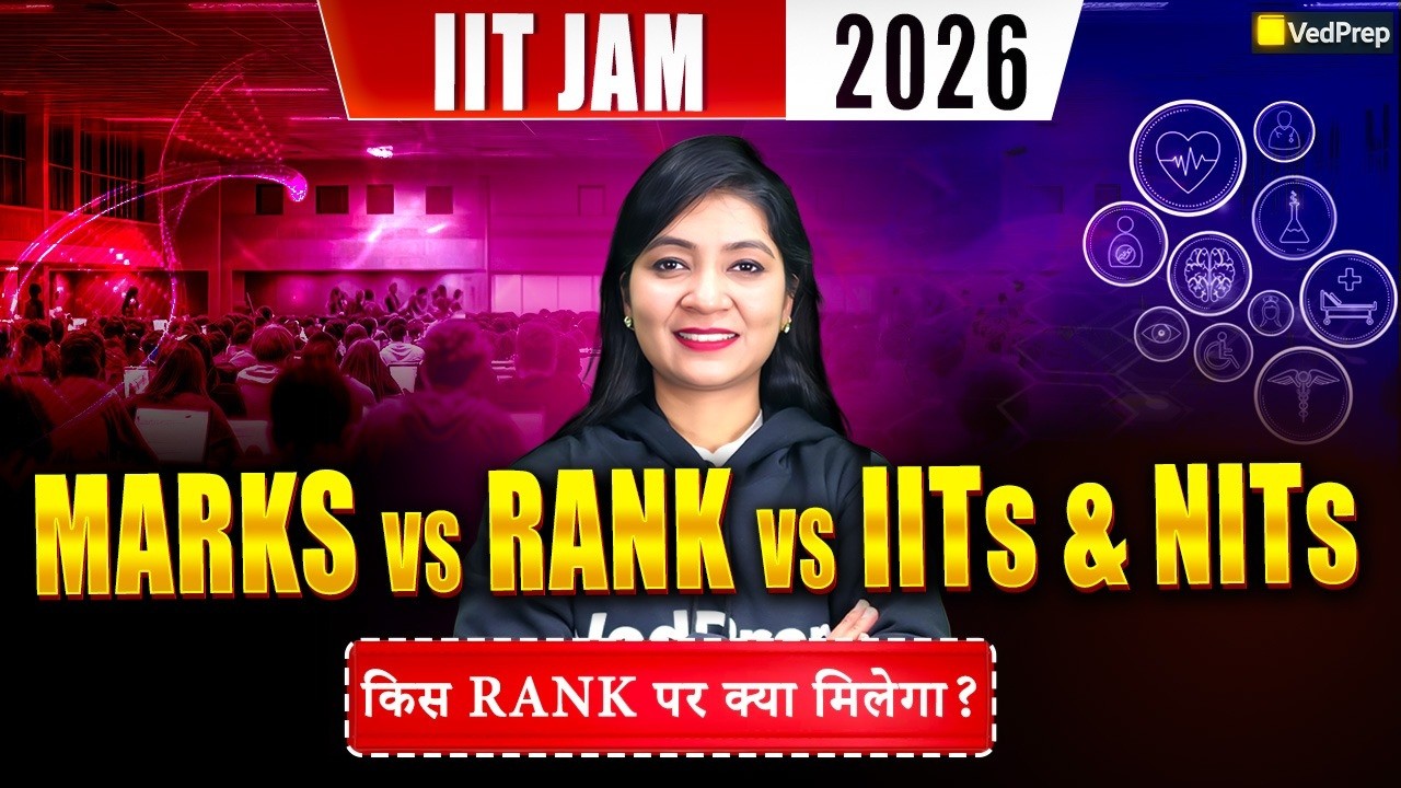 IIT JAM 2026 🚨 Marks vs Rank Analysis | Marks vs Rank vs IITs & NITs | VedPrep