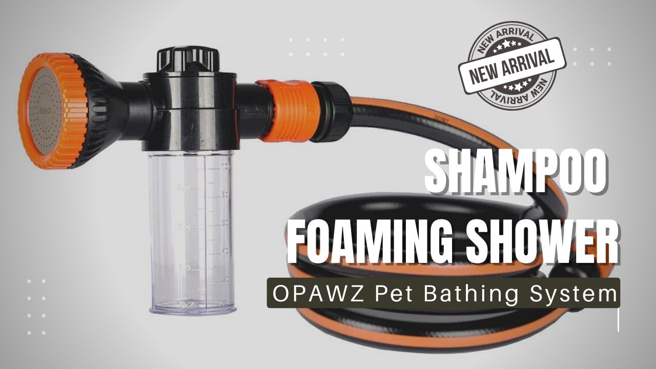 OPAWZ Dog Shampoo Foaming Shower for Pet Bathing