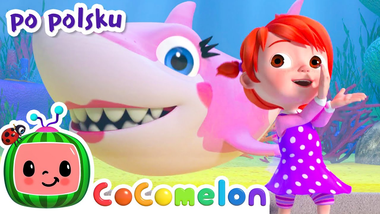 Mały rekin | CoComelon po polsku 🍉🎶 Piosenki dla dzieci