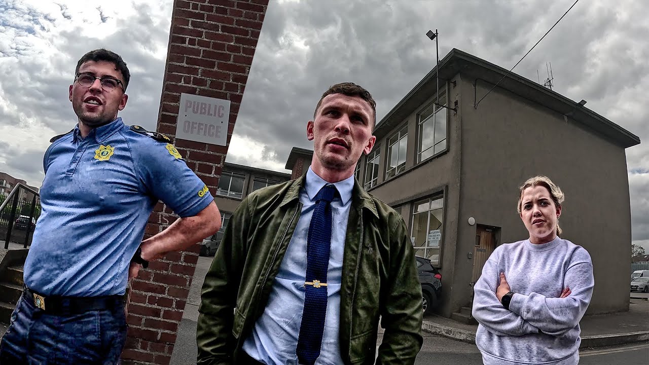 ASSAULTED AND THREATENED WITH ARREST BY GARDAI!!!! - Santry Garda Station 🇮🇪