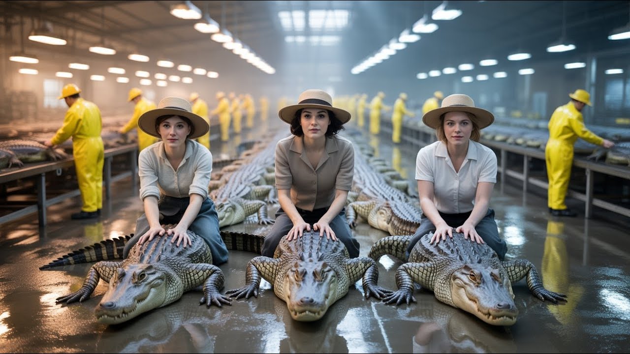 What REALLY Happens Inside Massive Crocodile Farms Will Shock You