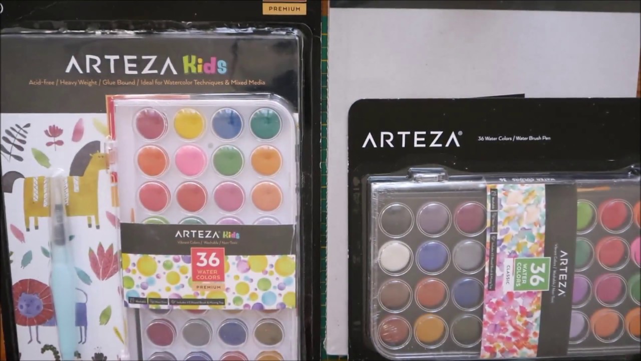 ARTEZA KIDS VS ARTEZA CLASSIC WATERCOLOUR