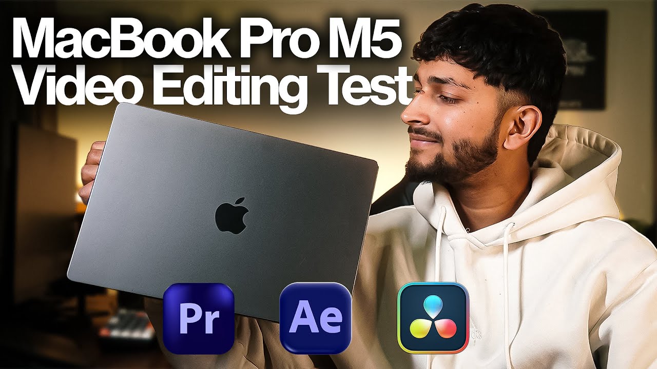 MacBook Pro M5 Video Editing Test (Real-Time Performance)