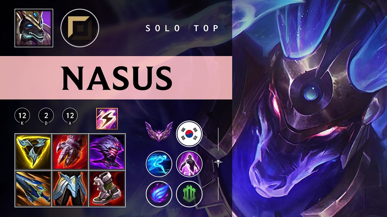 Nasus Top vs Gnar - KR Master Patch 26.05