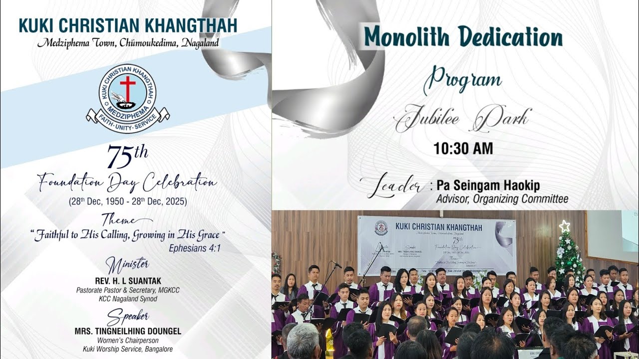 KCK Medziphema 75th Foundation Day Jubilee Celebration | 28th Dec.2025