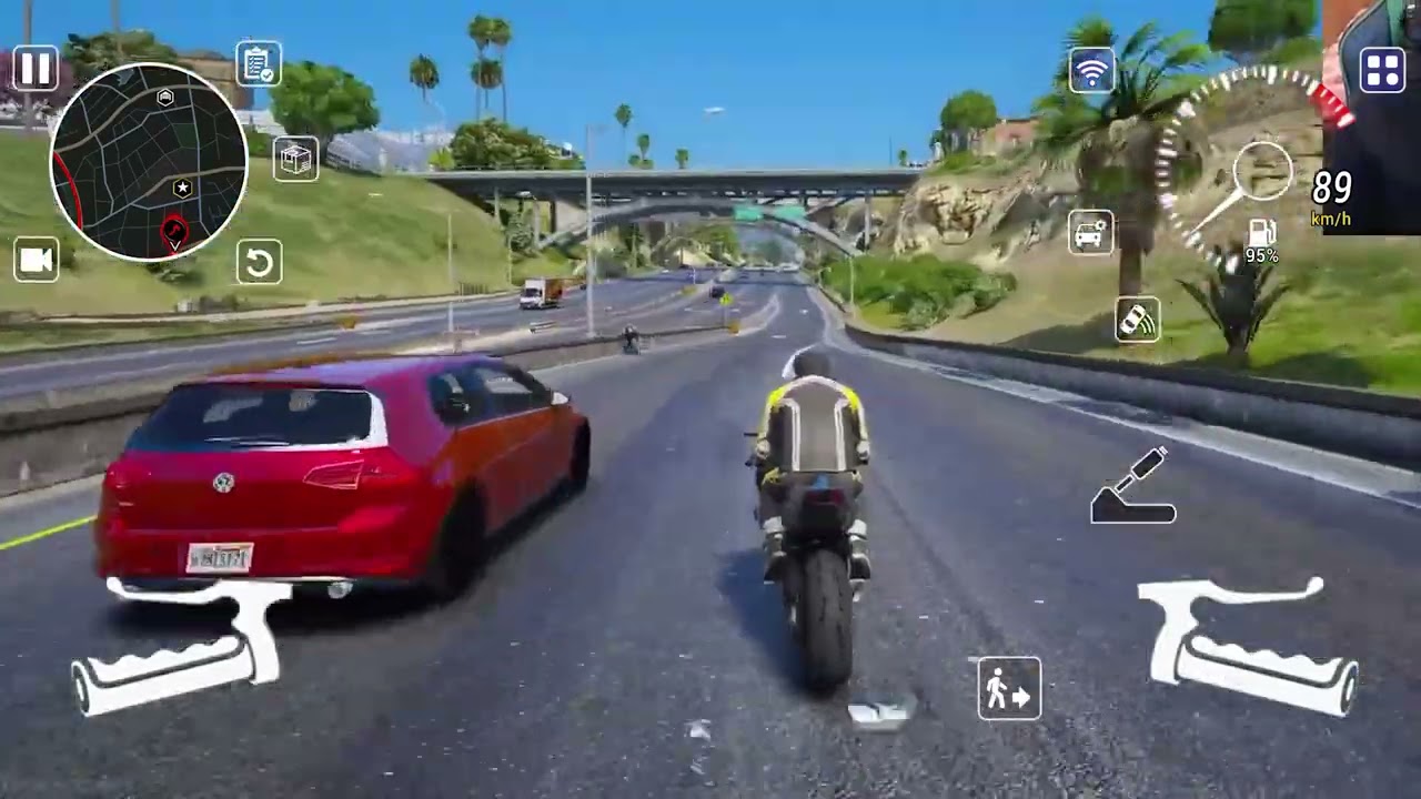 Open World Bike Drive Game 3D