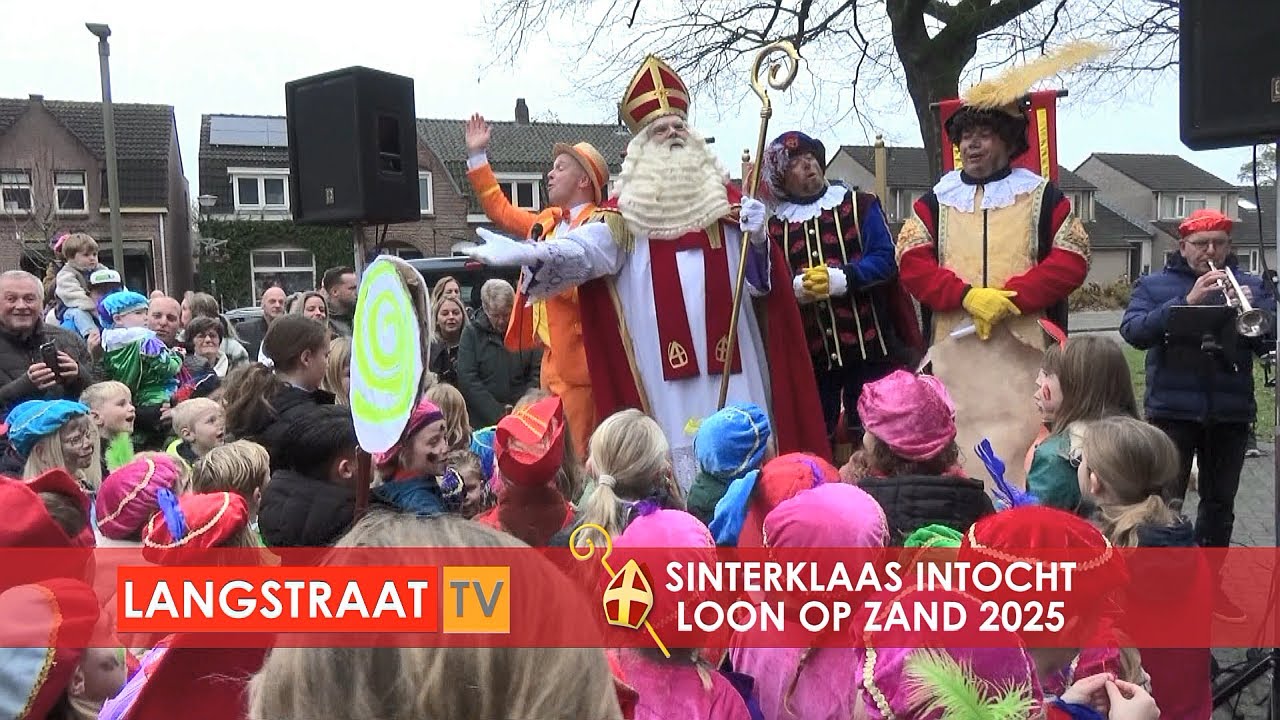 Intocht Sinterklaas in Loon op Zand 2025 - Langstraat TV