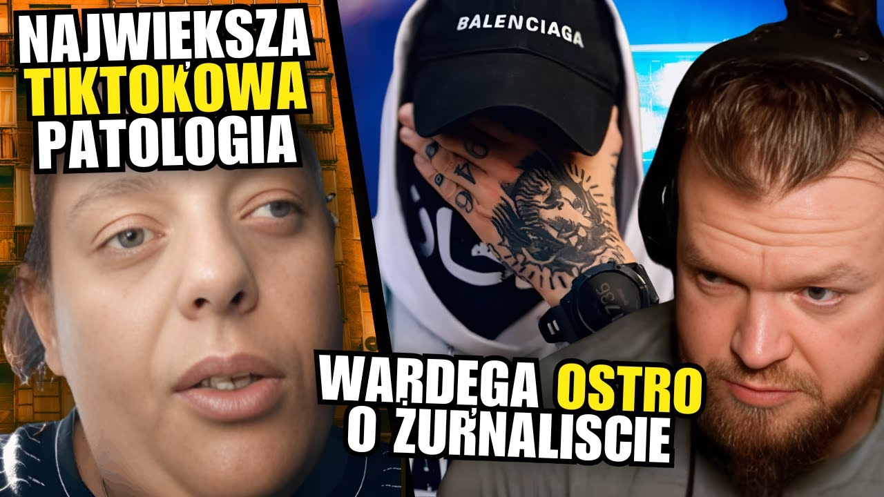 KOMPROMITUJĄCY WYWIAD WARDĘGI DLA BBC, PATOLOGIA I MALTRETOWANIE ZWIERZĄT NA TIKTOKU | WARDĘGA LIVE