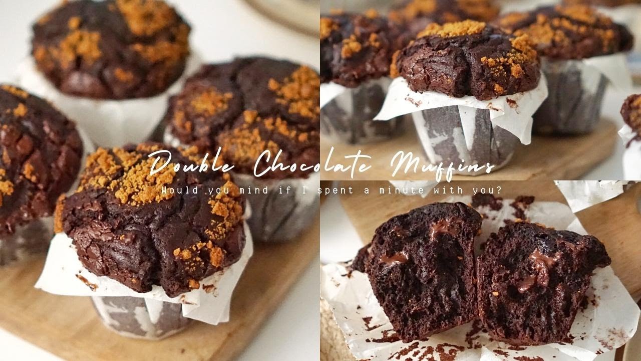 Double Chocolate Muffins recipe 🤟🏻| มัฟฟินช็อกโกแลต |#chocolatemuffins #muffins