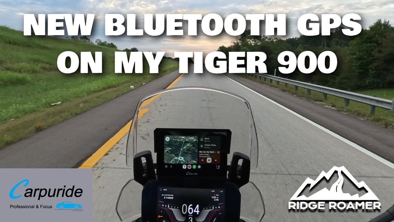 Tiger 900 Final Install Carpuride W502 GPS and Ride - Wireless Android Auto + Apple Car Play System