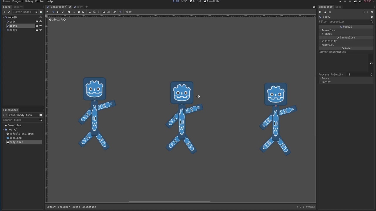 Godot Beginner Tutorial Ep.2: Scene tree and Nodes