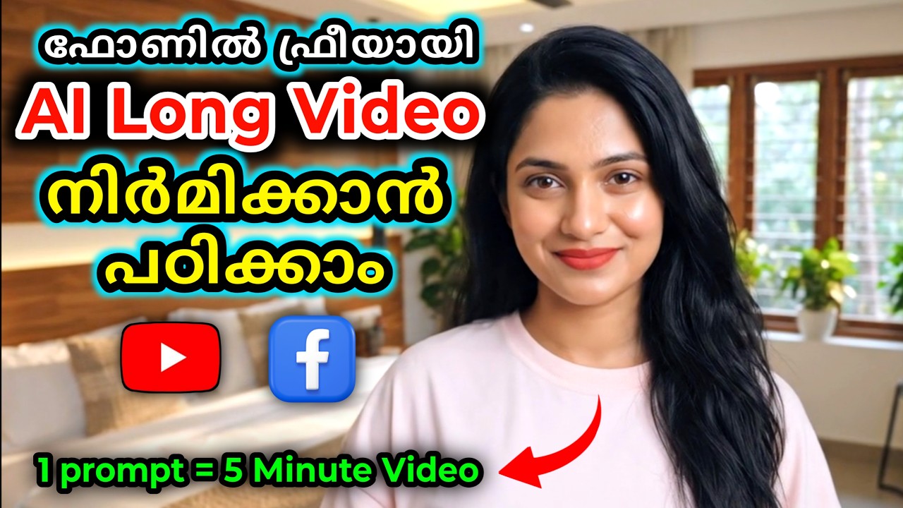 🔥മലയാളം ഡയലോഗ് നൽകി character consistency യോടെ AI Long Video നിർമിക്കാം | Free AI Video generator