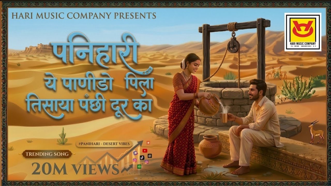 पनिहारी ये पाणीडो पिला_तिसाया पंछी दूर का !! official song !! Hari Music Company Sikandra #Viral