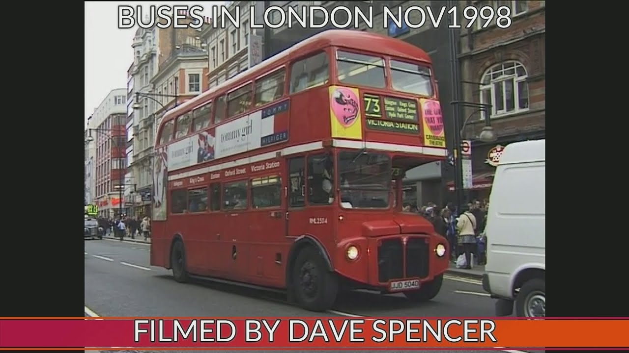 0678 LONDON BUSES FILMED NOVEMBER 1998 BY DAVE SPENCER YOUTUBE VERSION