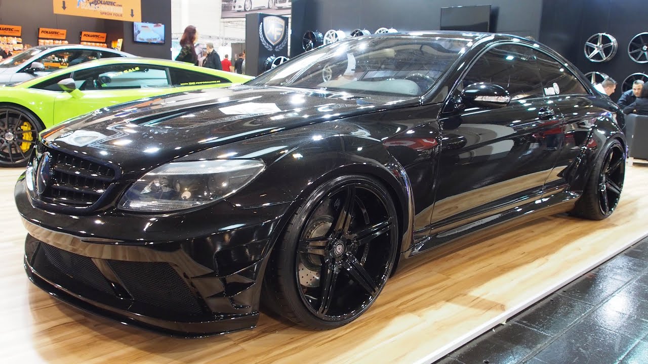 Mercedes CL Black Tuning at Essen Motorshow - Exterior Walkaround