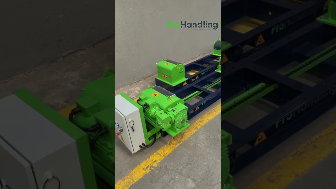 Rollenbock zum Drehen von zylindrischen Bauteilen - ProHandling