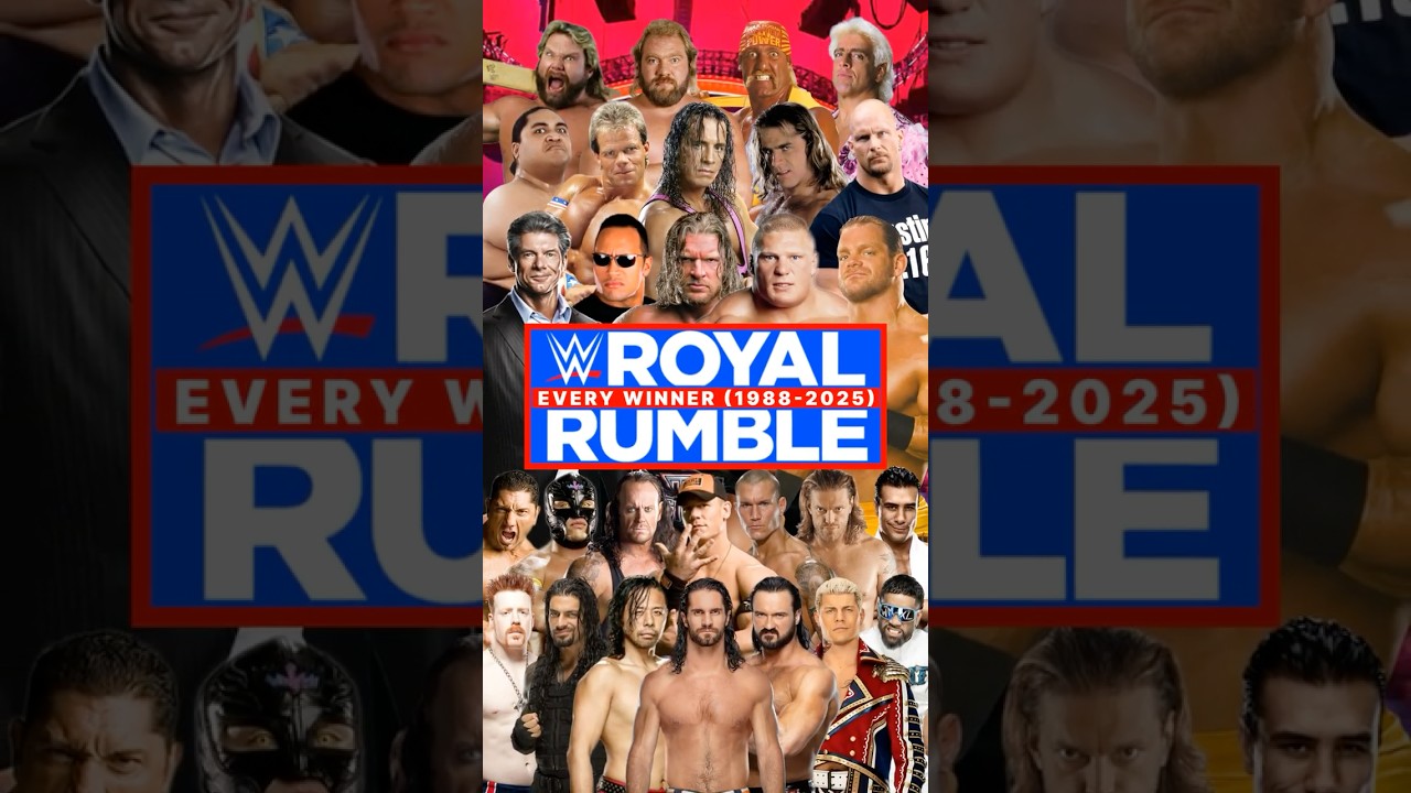 Every Men's Royal Rumble Winner (1988-2025) #WWE #RoyalRumble #ProWrestling