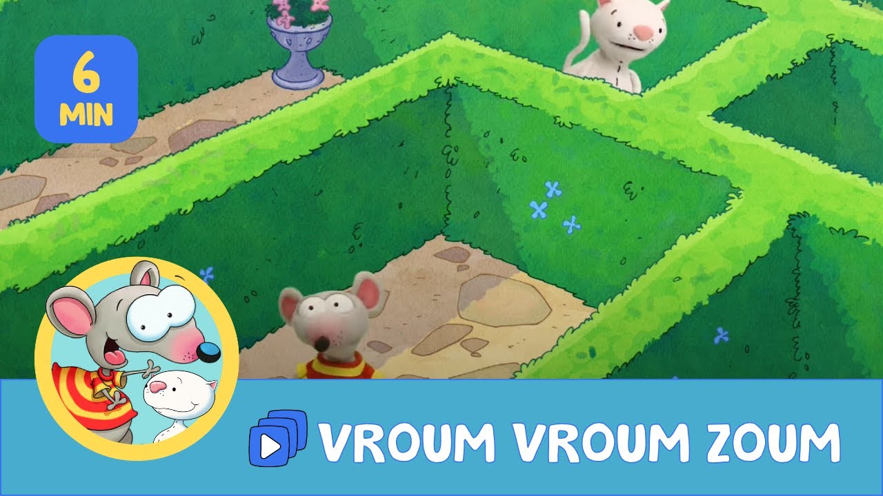 Toupie et Binou | Le labyrinthe | Vroum Vroum Zoum