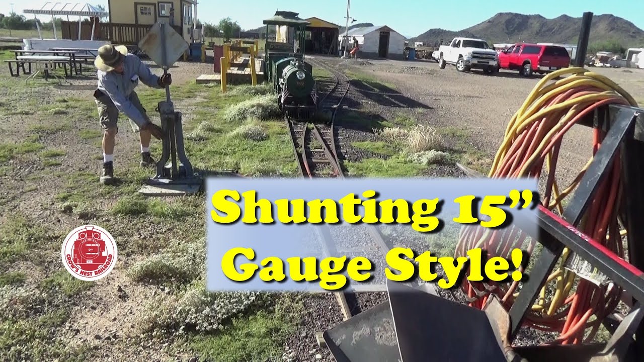 Some Light Shunting and Running on the 15" Gauge Train