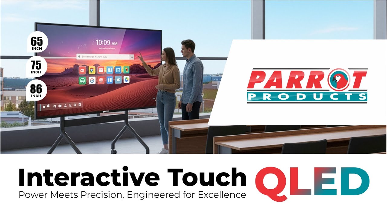 Parrot QLED Interactive Touch Panels 65