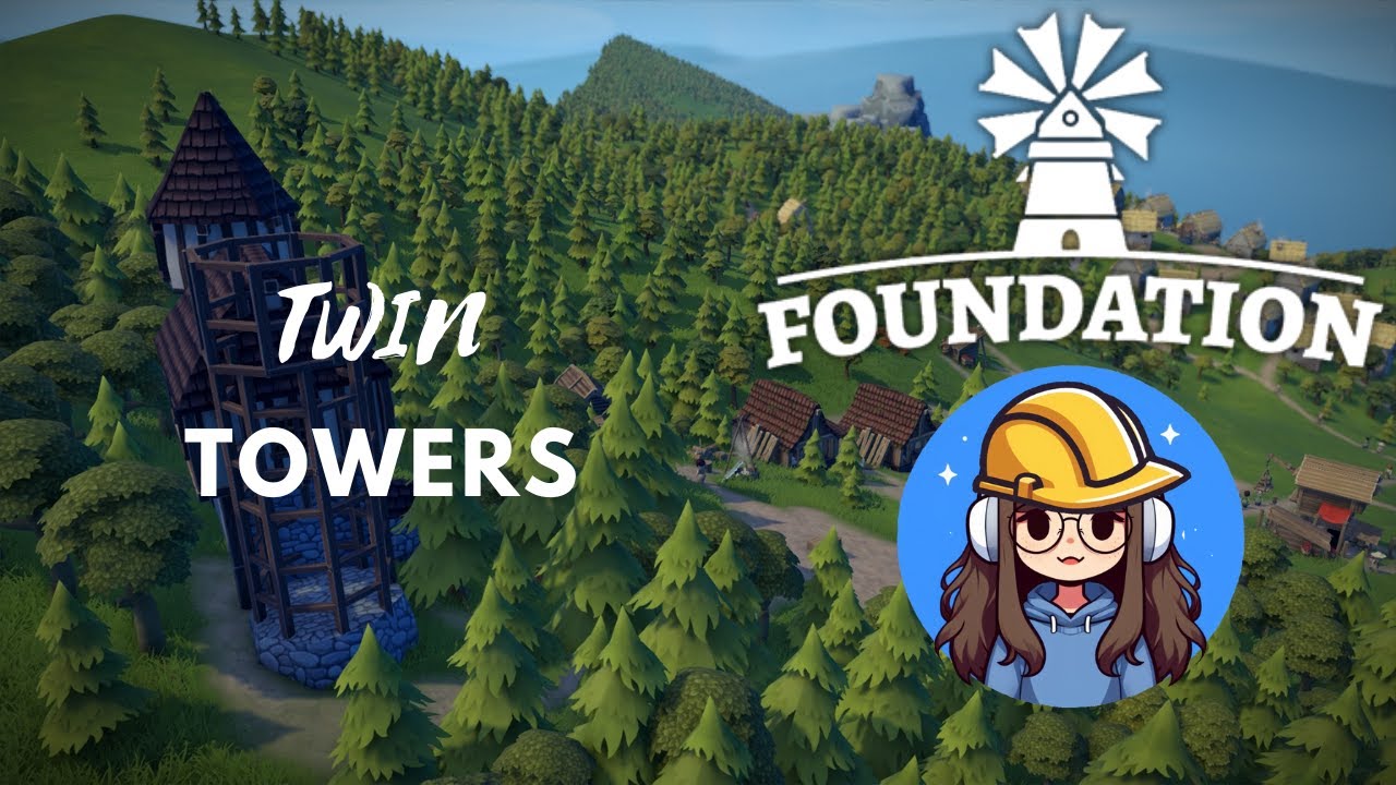 Building the TWIN TOWERS in the BEST Medieval City Building Game in Early Access!