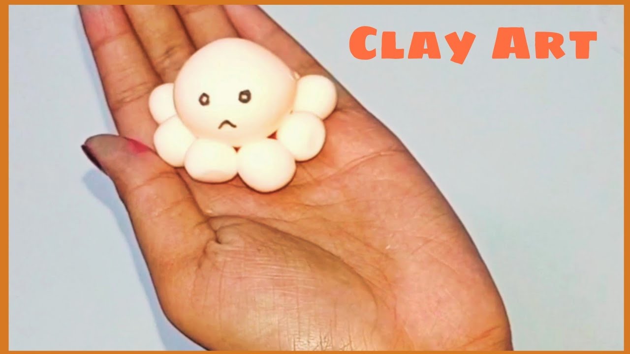 How to make octopus with clay | clay art for kids | art and craft | diy