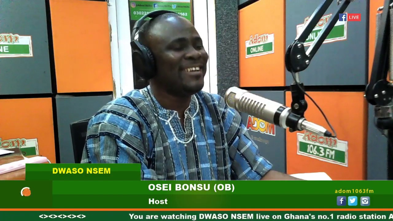 DWASO NSEM NEWSPAPER REVIEW - N'APOSO N'APOSO ON ADOM FM (27-8-19)