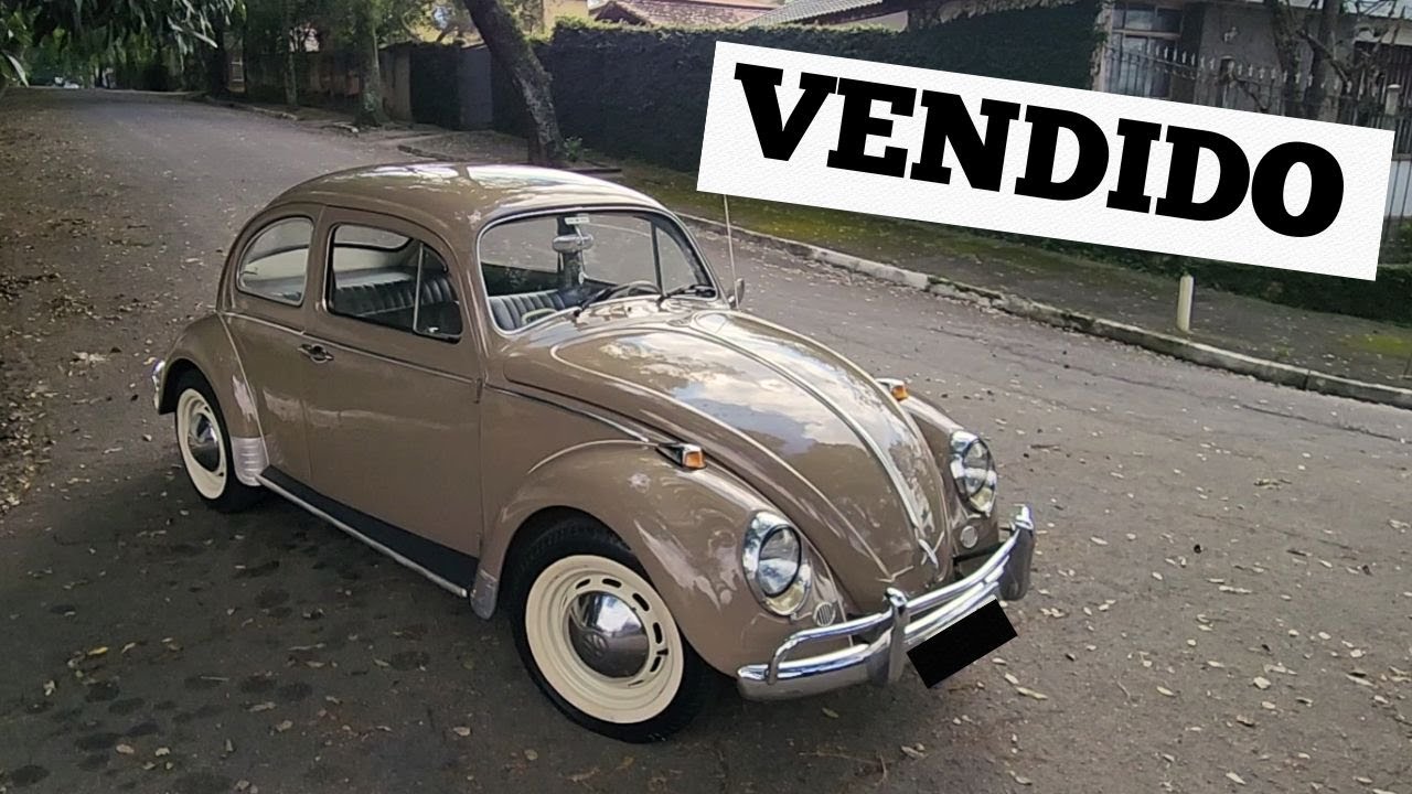 FUSCA 1300 - 1968 - BEGE NILO - VENDE-SE