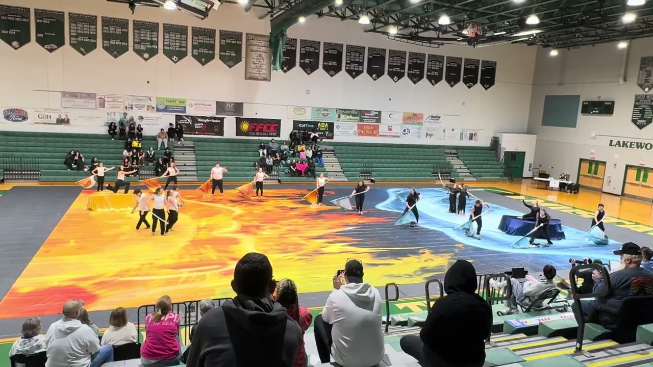 Springstead Winterguard 2025 Premiere When the Moon Loves the Sun 