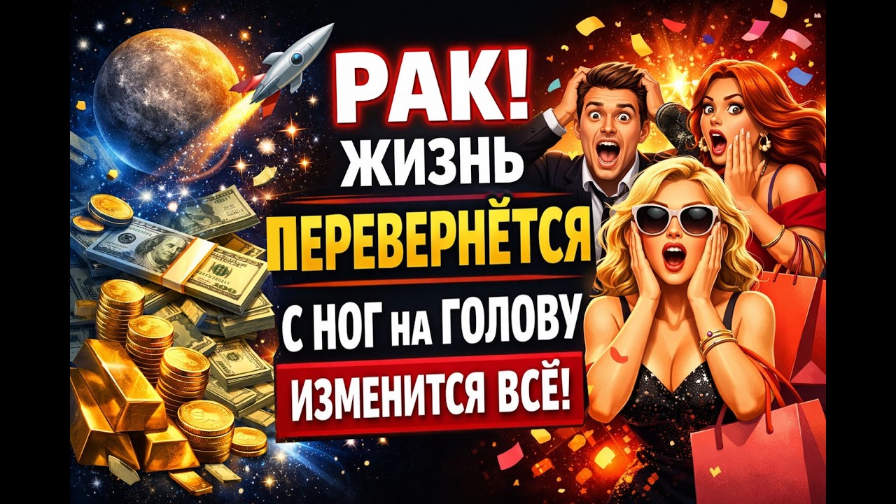 РАК Твоя жизнь меняется навсегда! Меркурий рушит всё старое! Начинается лучшая СУДЬБА