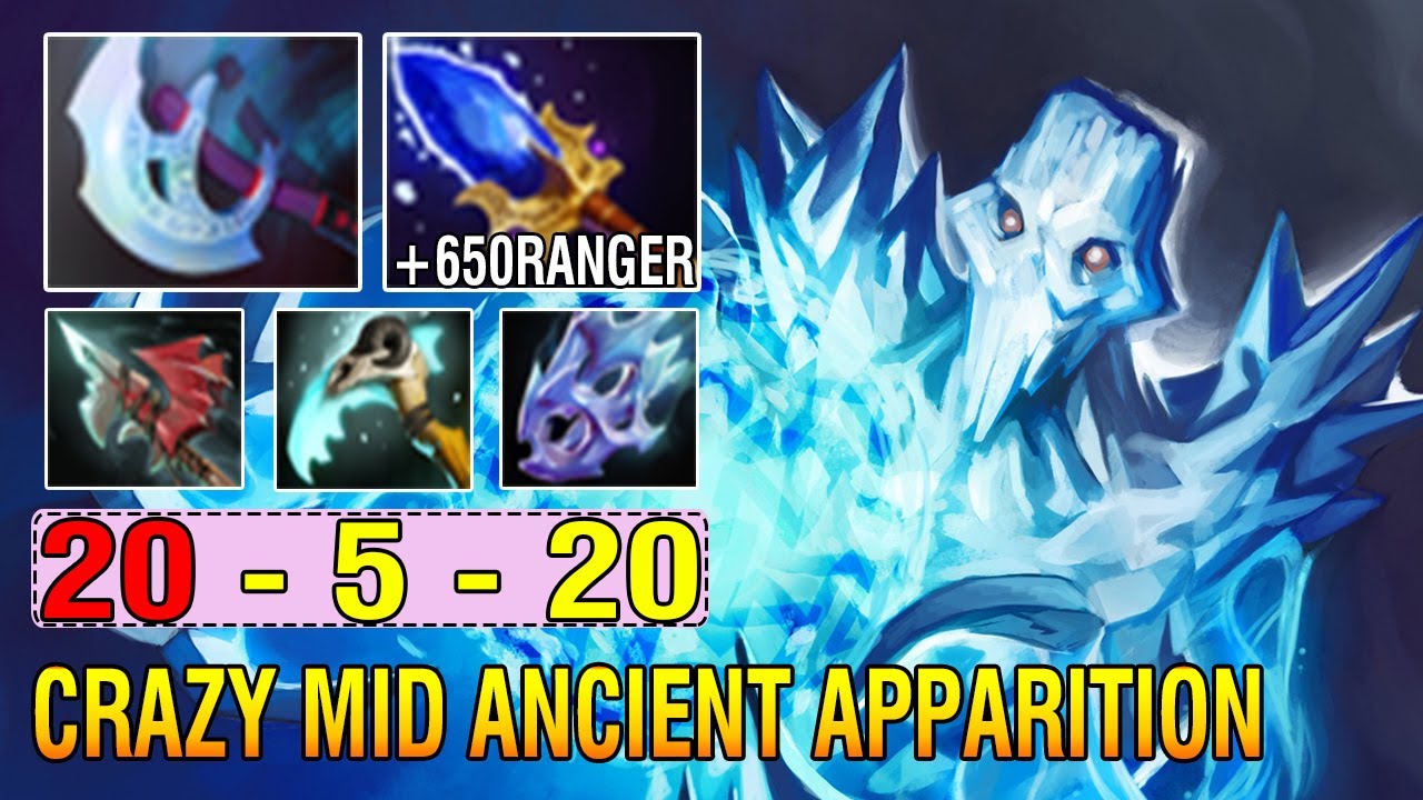 Machine Gun [Ancient Apparition] Mid Aghanim's Scepter + Max Attack Speed Build Unlimited Freeze DPS