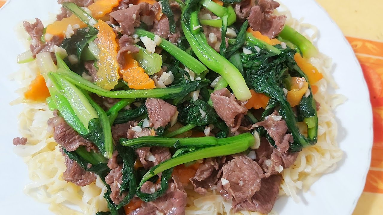 PHỞ XÀO BÒ RAU CẢI: ẨM THỰC PHÙNG TẤN