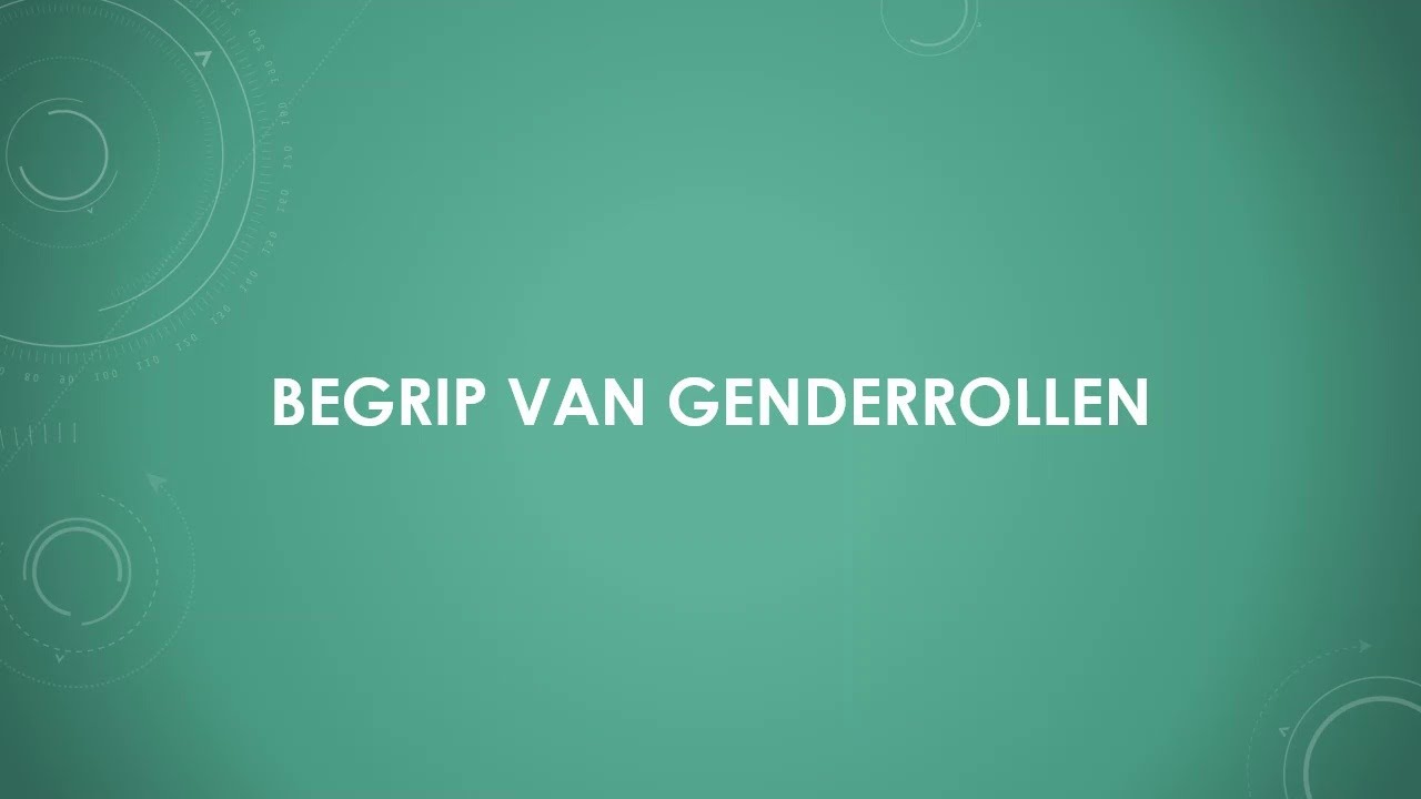 Begrip van genderrollen