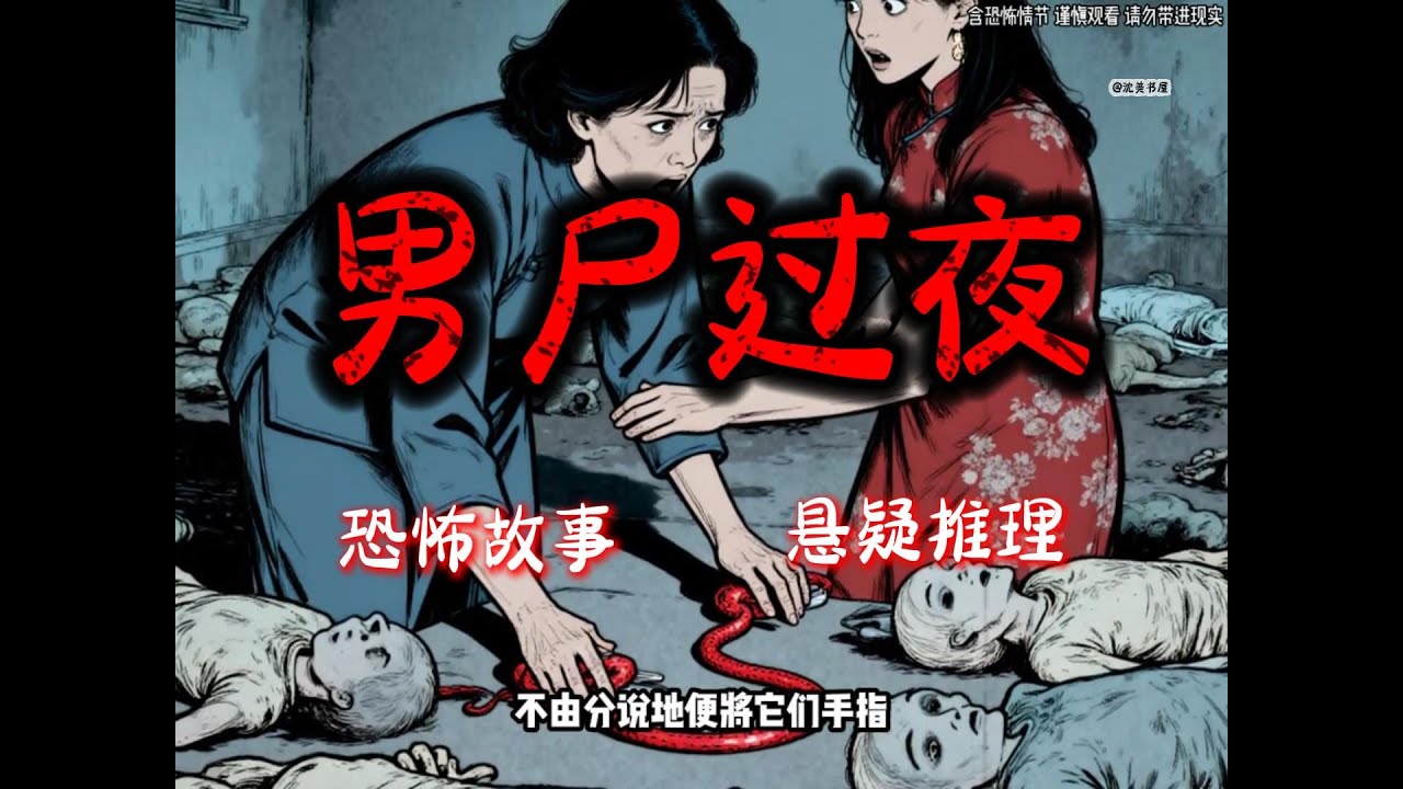 《男尸过夜》完结文35分钟悬疑故事 #沈美书屋#悬疑#悬疑推理#恐怖故事#一口气看完系列#漫画解说