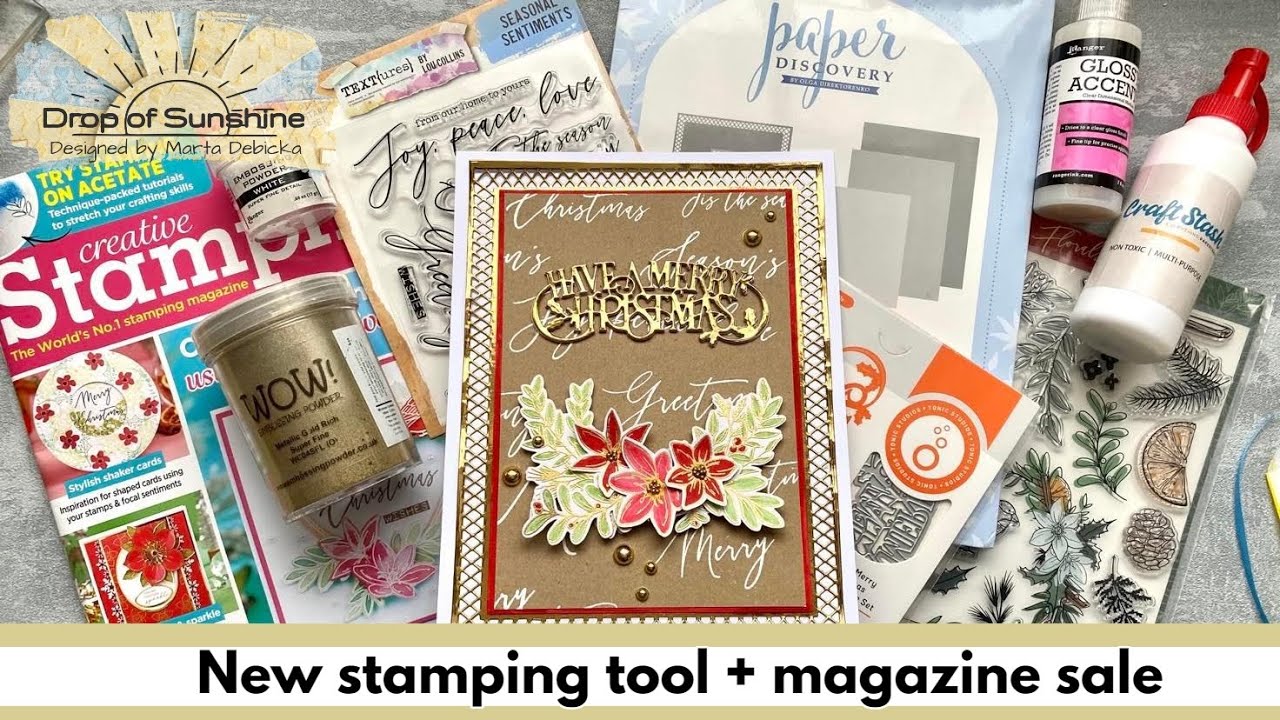 Testing new stamping platform with #CreativeStamping magazine issue 101❤️❤️#dropofsunshine