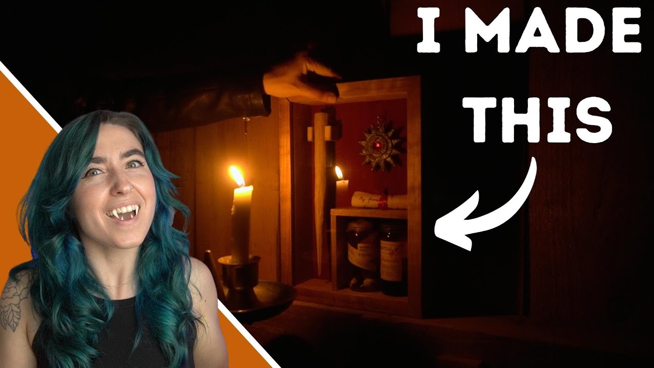 I became a vampire slayer…D&D inspired craft 🧛‍♀️