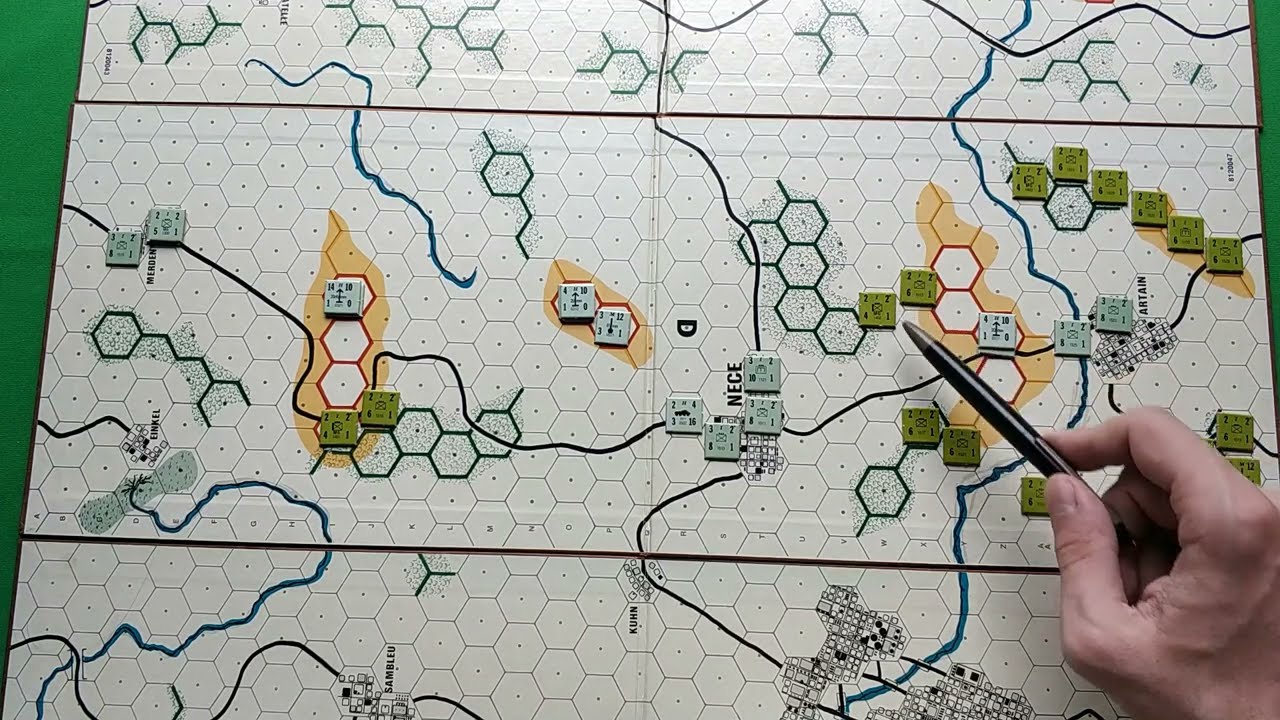 Zagrajmy w Panzer Leader, sytuacja 1 "Utah Beach"