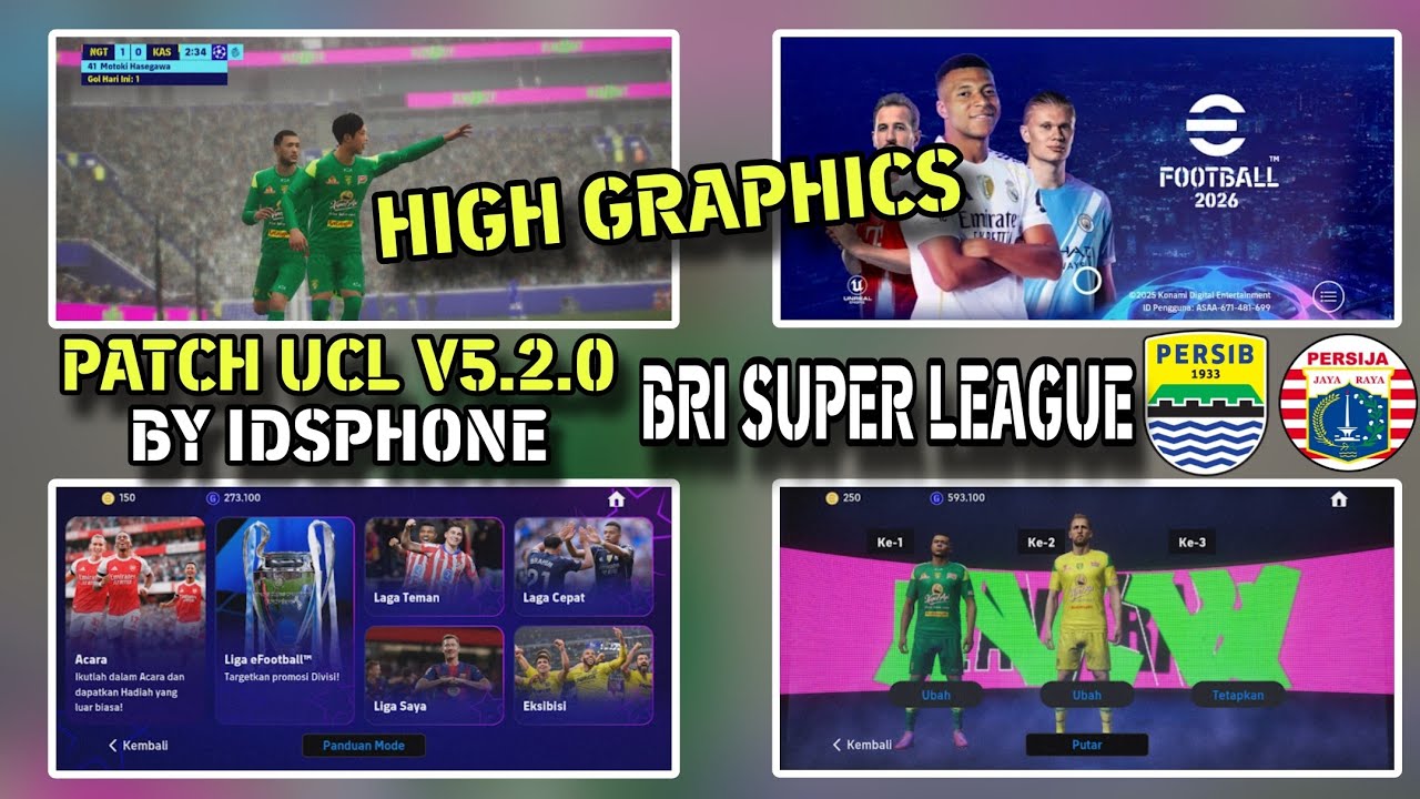DOWNLOAD PATCH UCL V5.2.0 FULL LISENSI BRI SUPER LEAGUE – UPDATE KIT & LOGO TERBARU HIGH GRAPHICS 