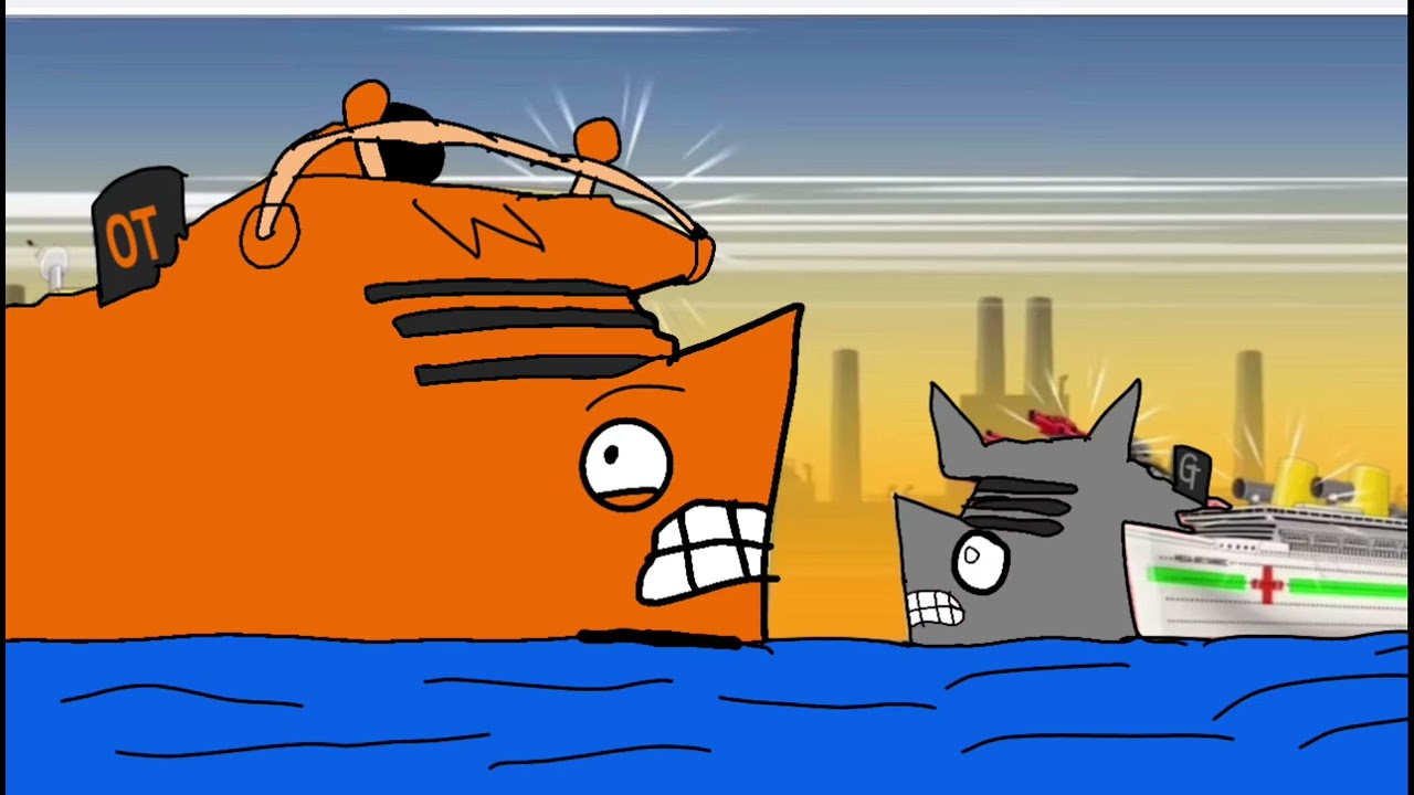 MEGA REDTANIC Destroys SPRUNKI LINE 🚢⚓️💎 (28)