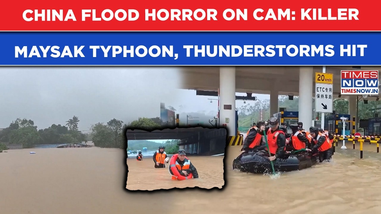 China Floods Horror On Cam: Killer 'Maysak' Typhoon, Thunderstorms, 'Dam Breach' Adds To Fears