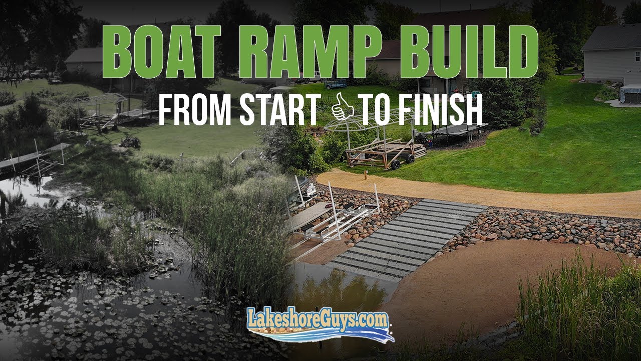 Private Boat Ramp Construction on Riprap Shoreline in Minnesota: Start to Finish