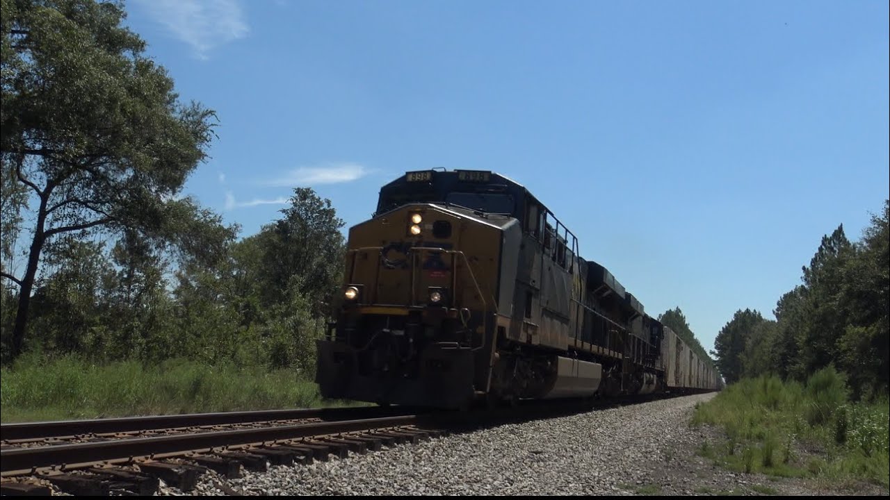 CSX 898 leads I032-06 through Newell, GA at 70 MPH!!! | 09/06/2023