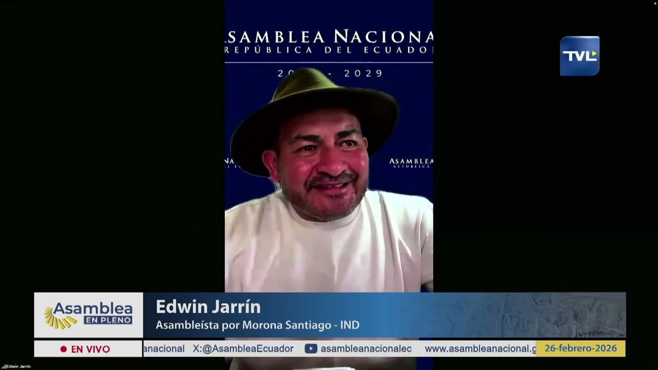 Asambleísta Edwin Jarrín - Sesión 074