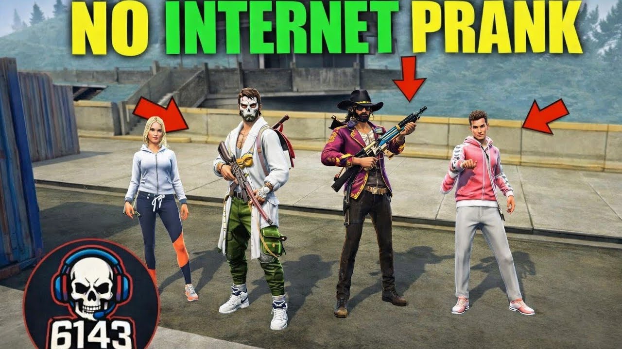 NO INTERNET PRANK 😂 | in cs ranked | 6143gamer