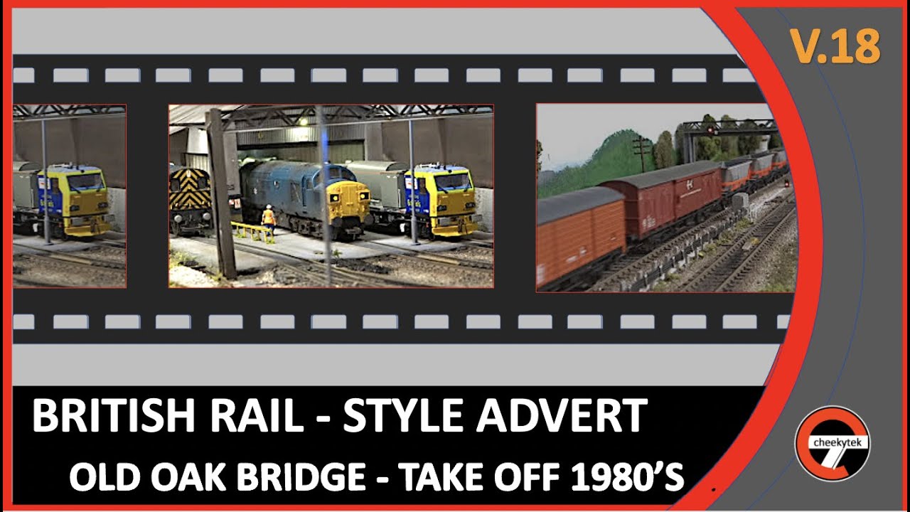 Old Oak Bridge 80's BR style advert.